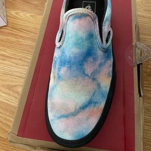 Crushed velvet platform vans